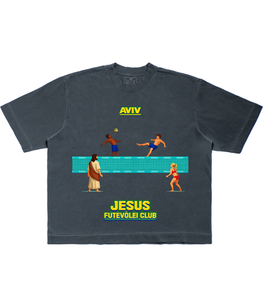 PRÉ VENDA - TEE BOXY 'JESUS FUTEVÔLEI CLUB'