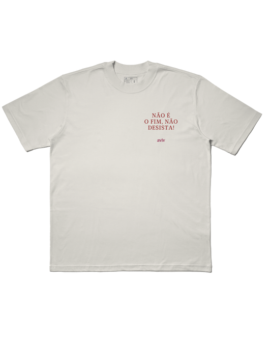 TEE OVERSIZED 'NÃO DESISTA'