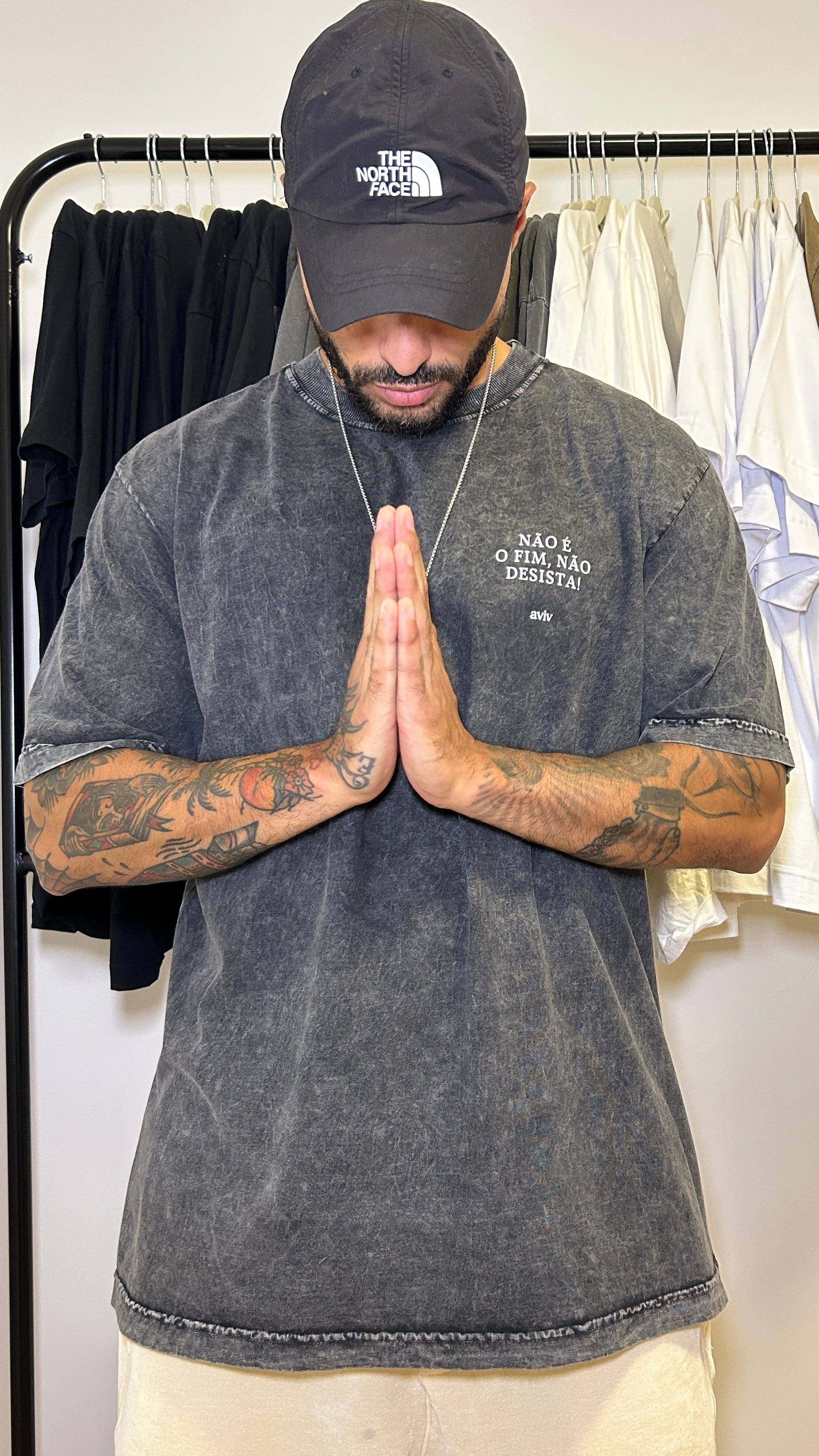 TEE OVERSIZED 'NÃO DESISTA'