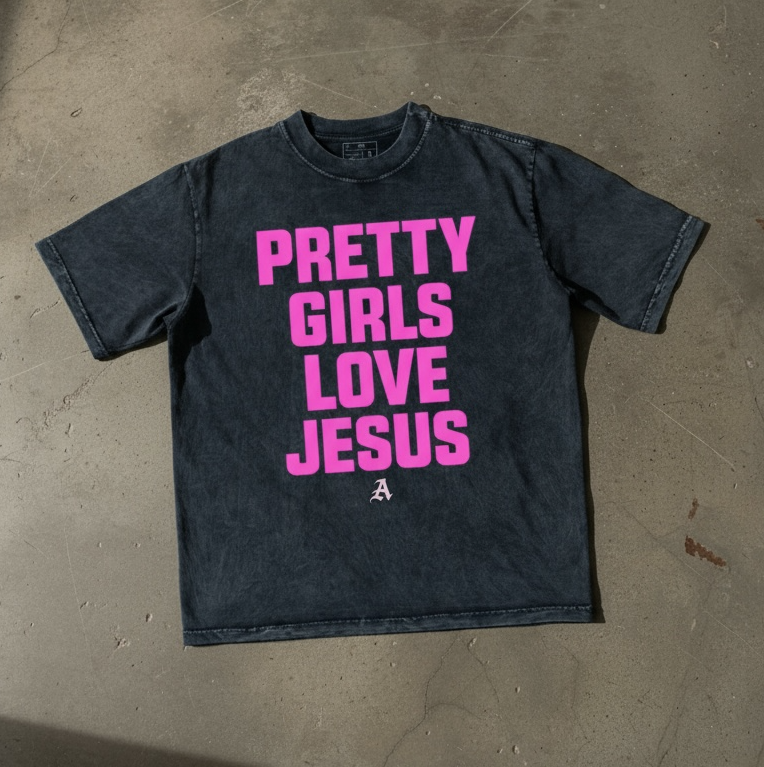 TEE OVERSIZED 'PRETTY GIRLS - INGLÊS'