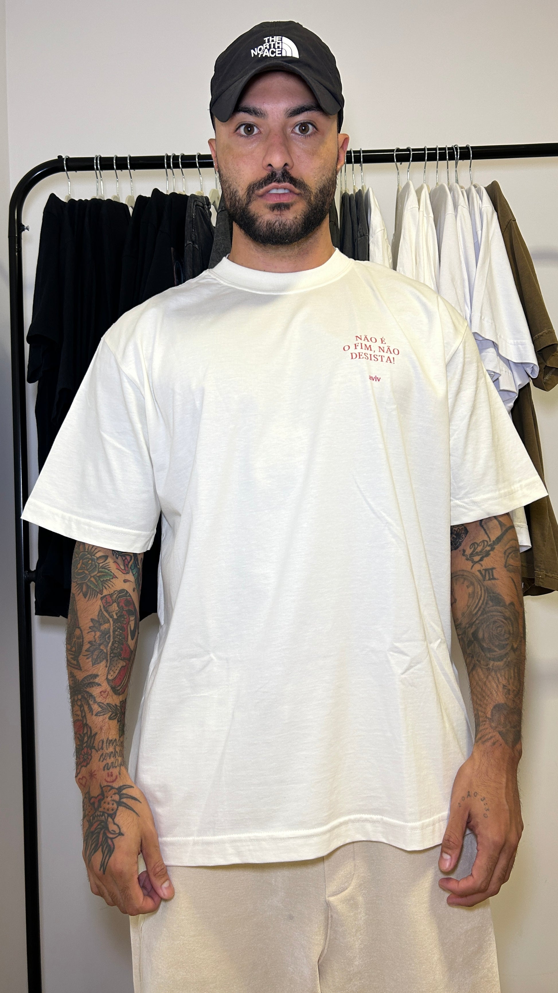 TEE OVERSIZED 'NÃO DESISTA'