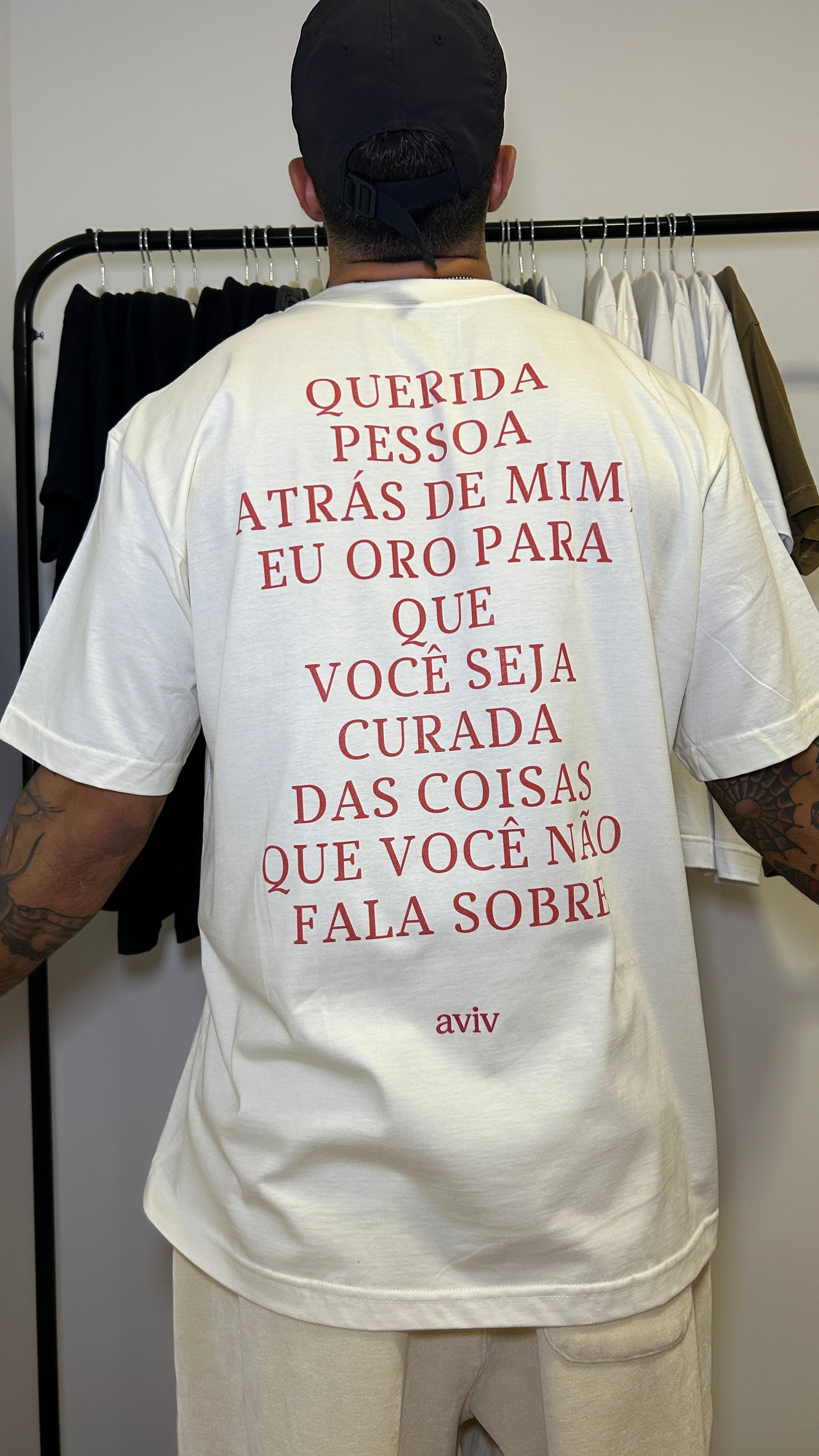 TEE OVERSIZED 'NÃO DESISTA'