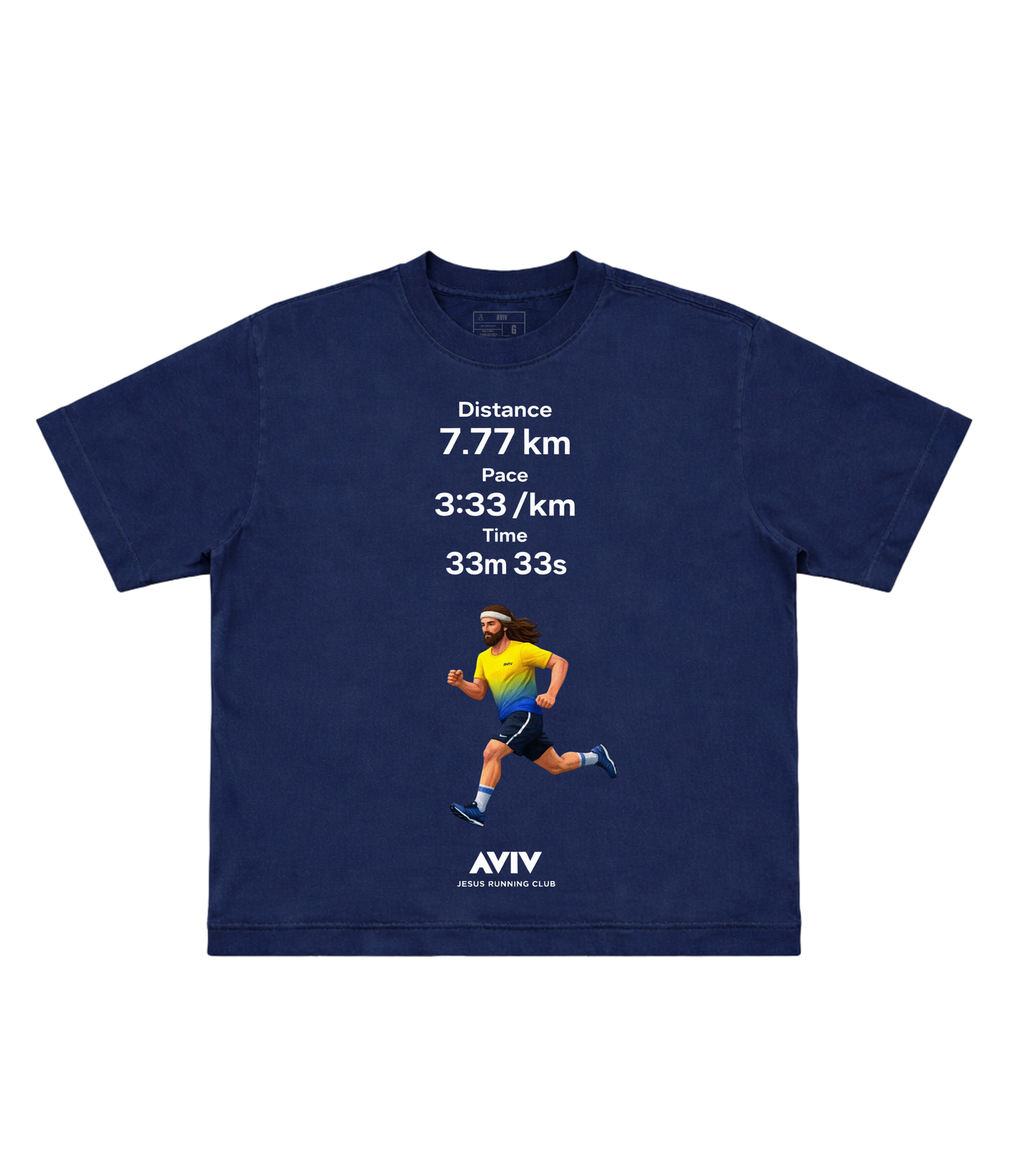 TEE BOXY 'JESUS RUNNING CLUB'