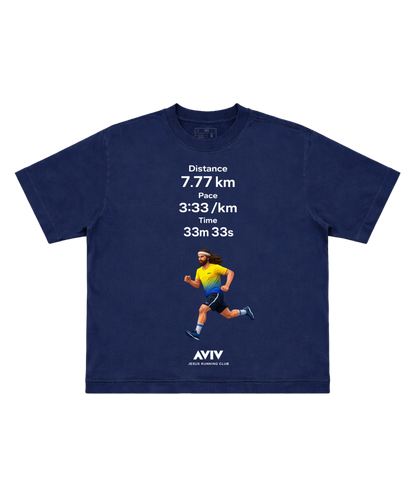 TEE BOXY 'JESUS RUNNING CLUB'