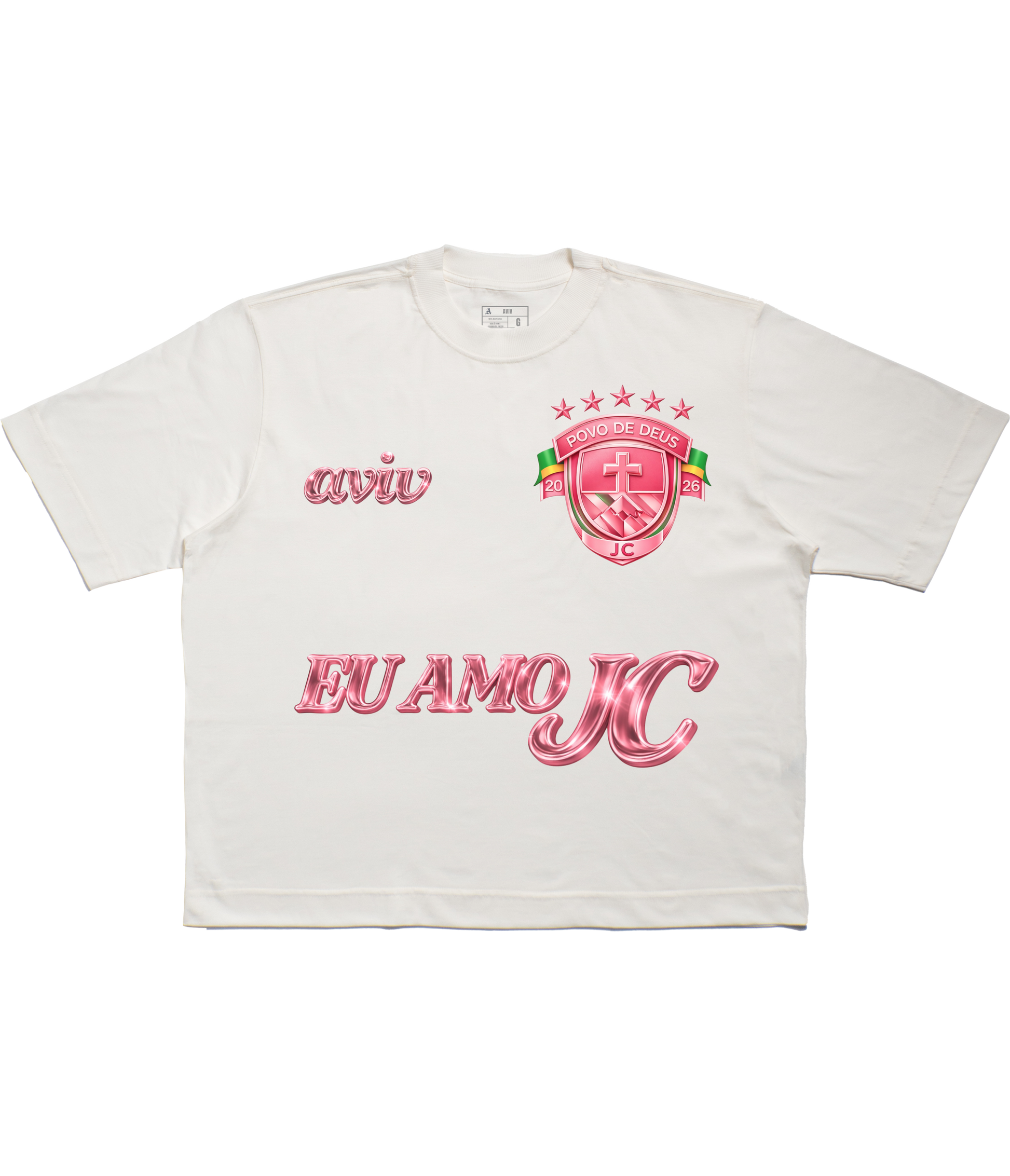 TEE BOXY 'JESUS FC - ROSA'