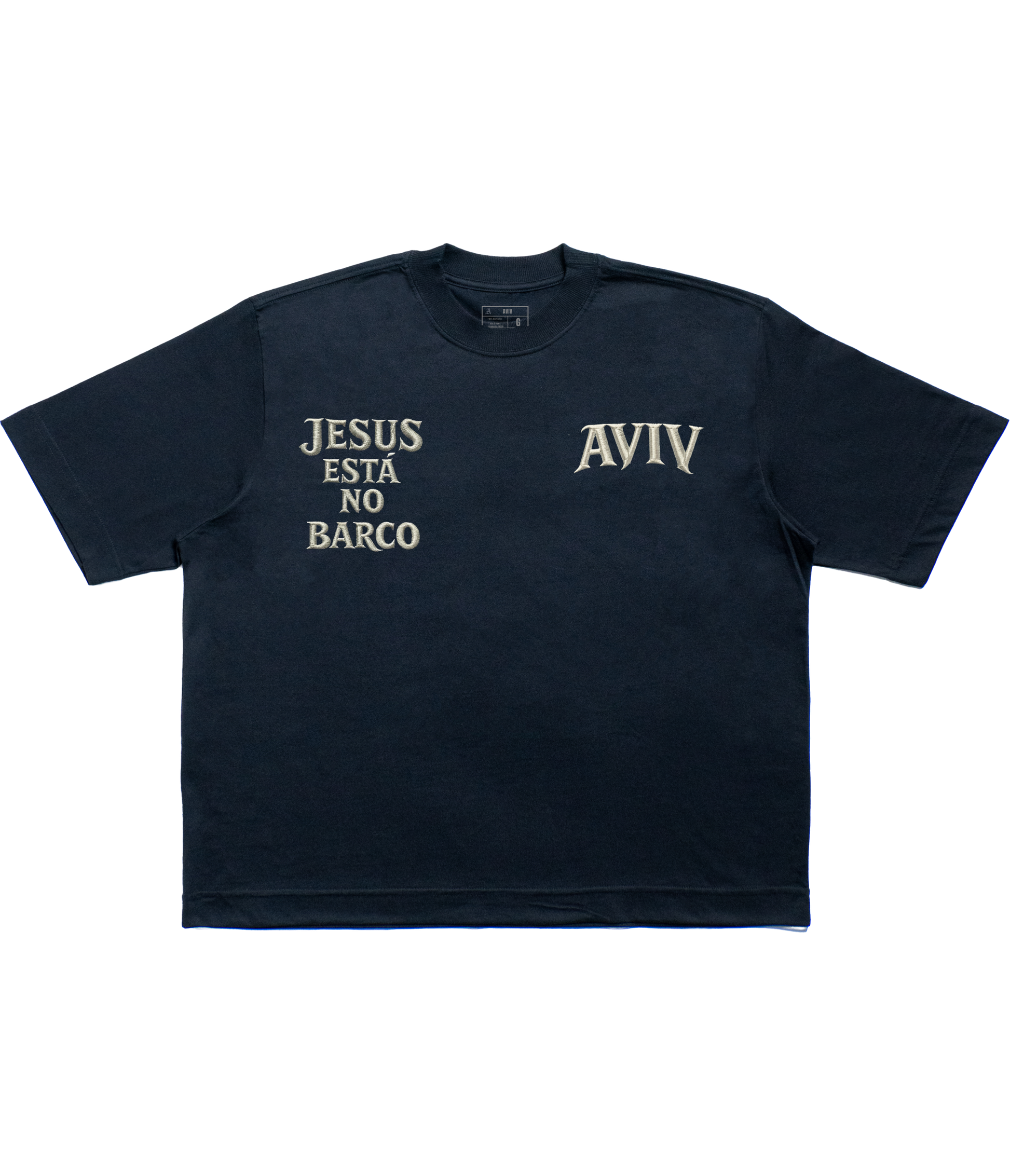 CAMISETA BOXY 'BARCO' [FRENTE E COSTAS]