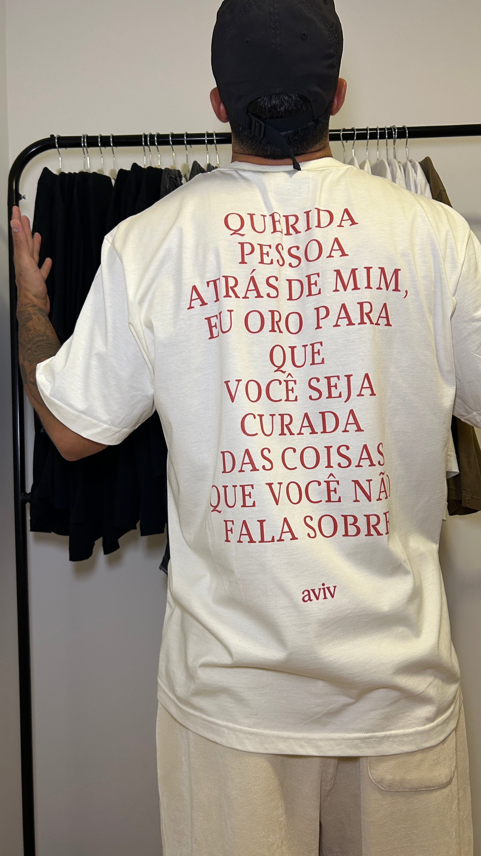 TEE OVERSIZED 'NÃO DESISTA'