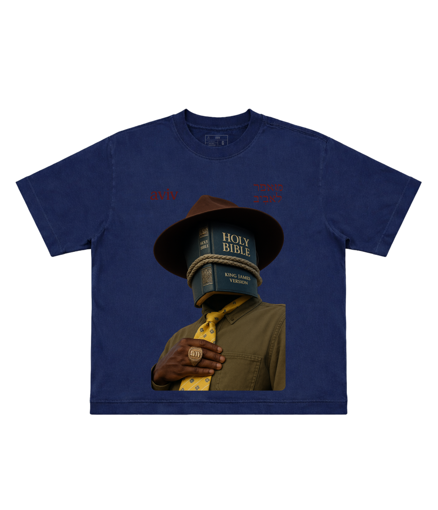 TEE BOXY 'BIBLE FACE'