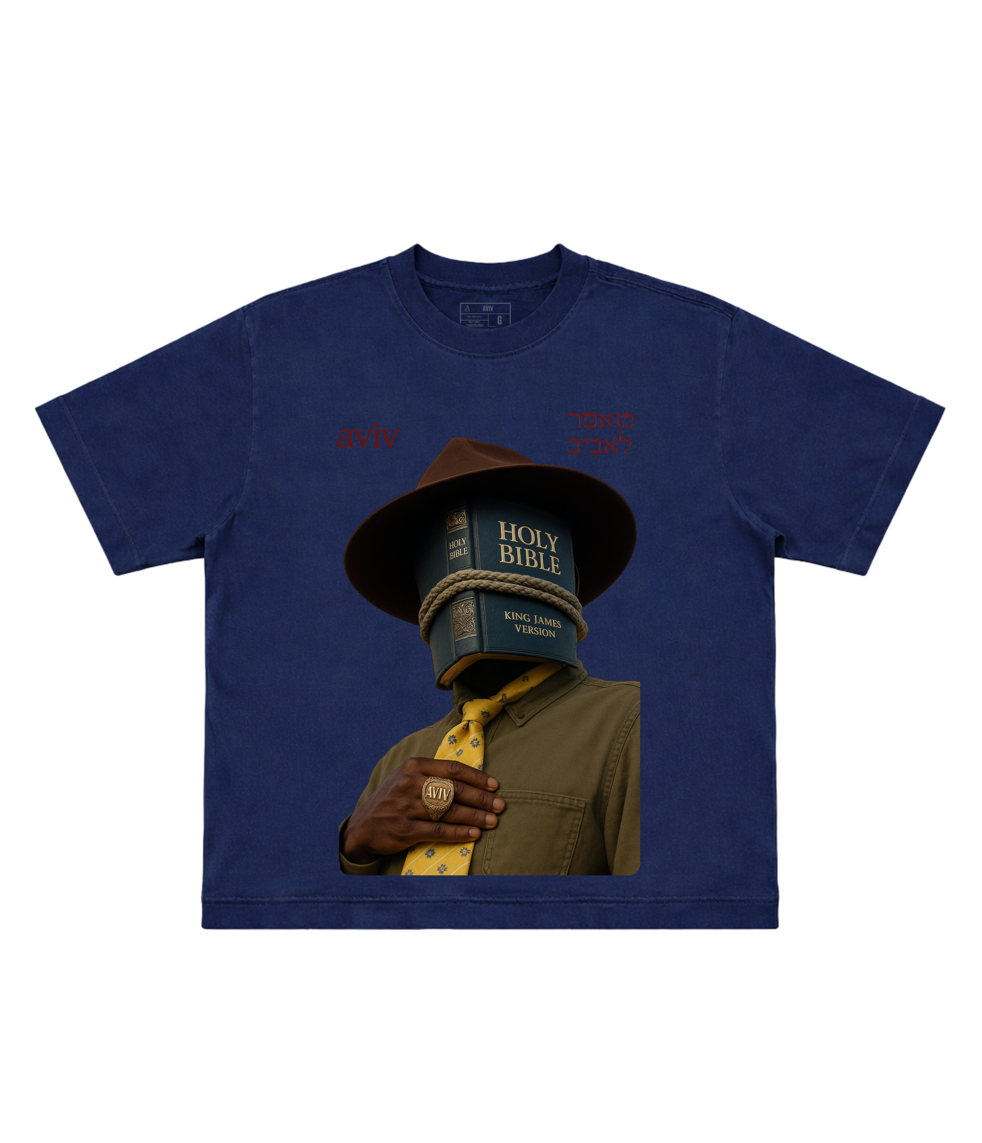 TEE BOXY 'BIBLE FACE'