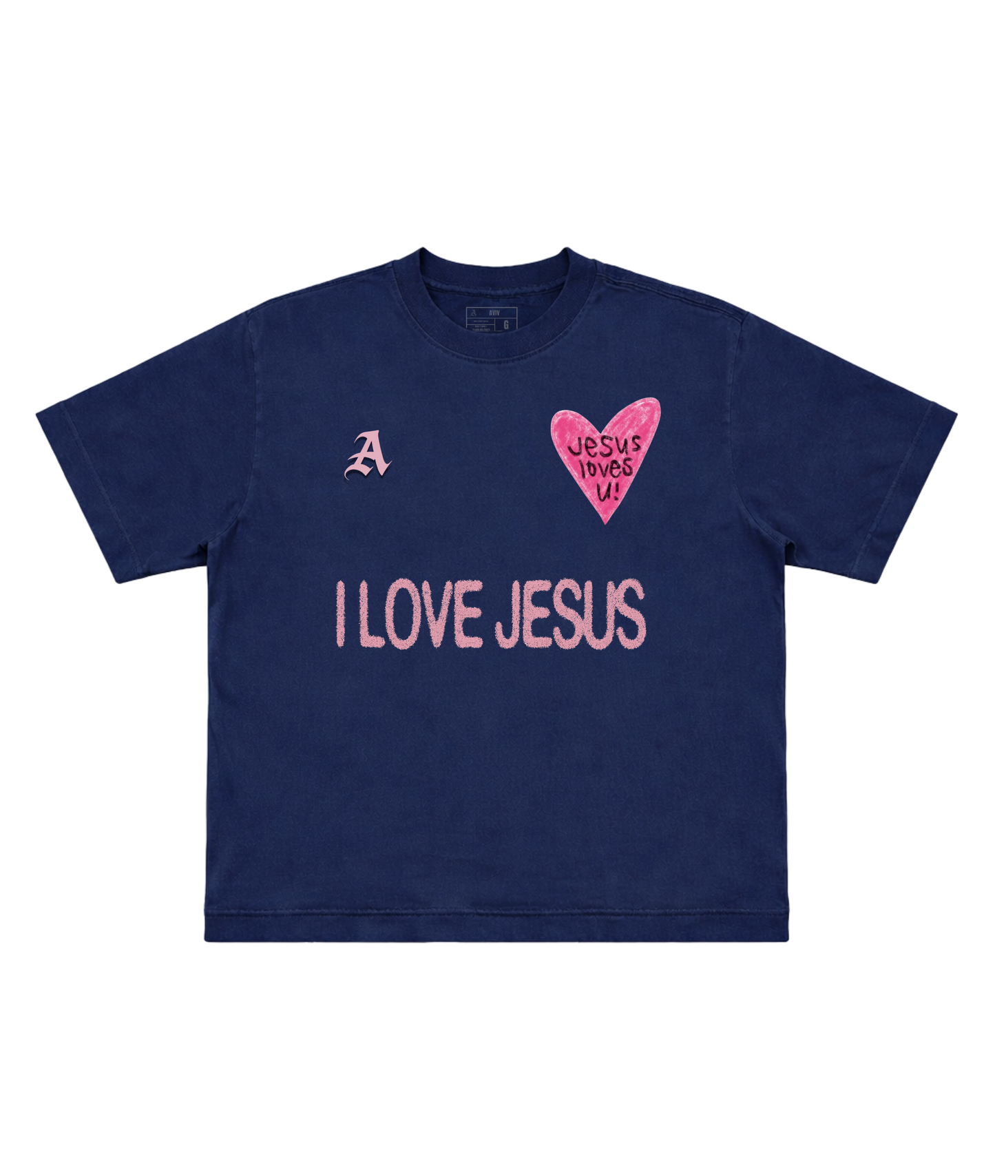 TEE BOXY 'JESUS LOVES U'