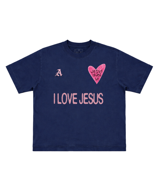 TEE BOXY 'JESUS LOVES U'