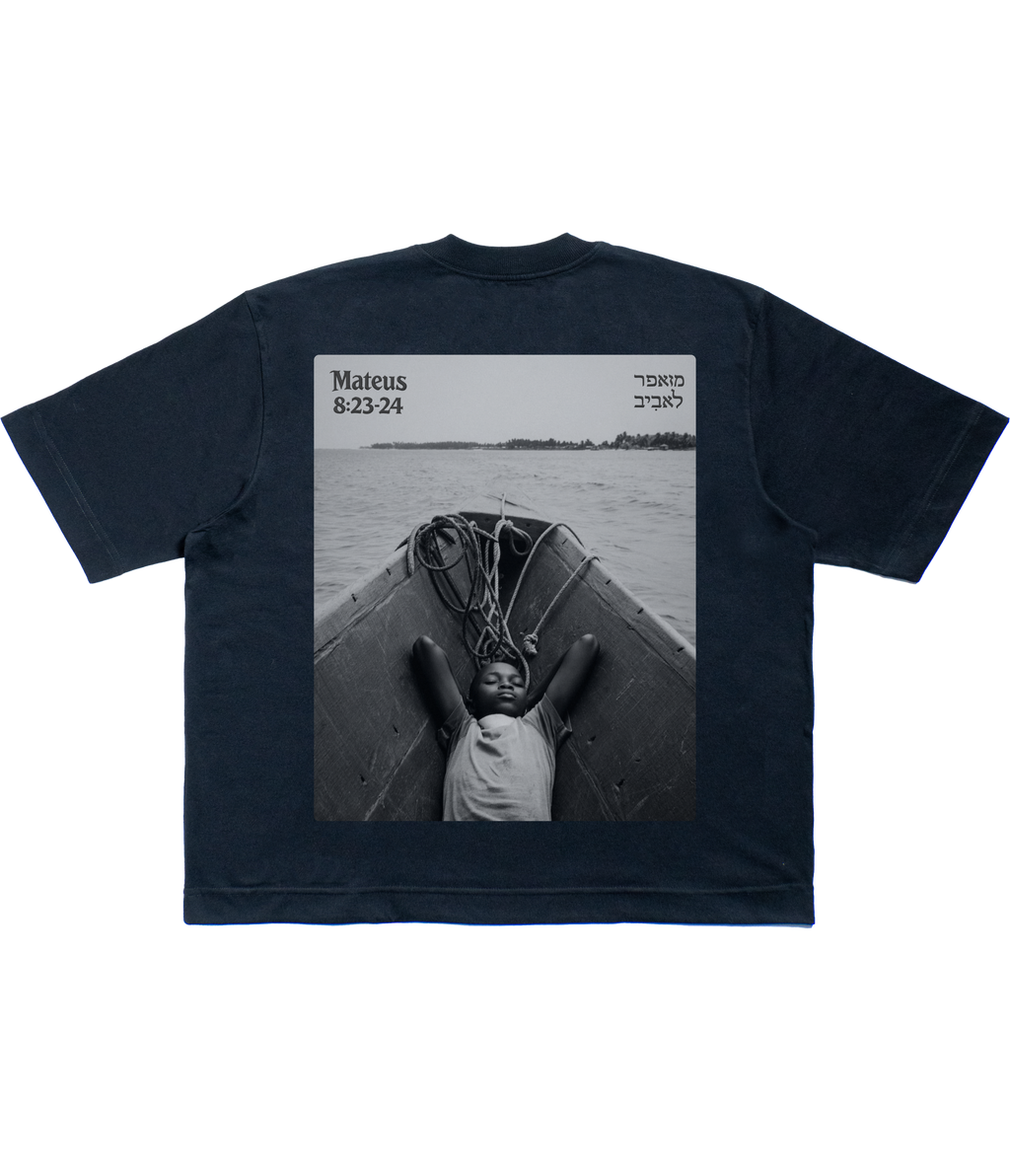 CAMISETA BOXY 'BARCO' [FRENTE E COSTAS]