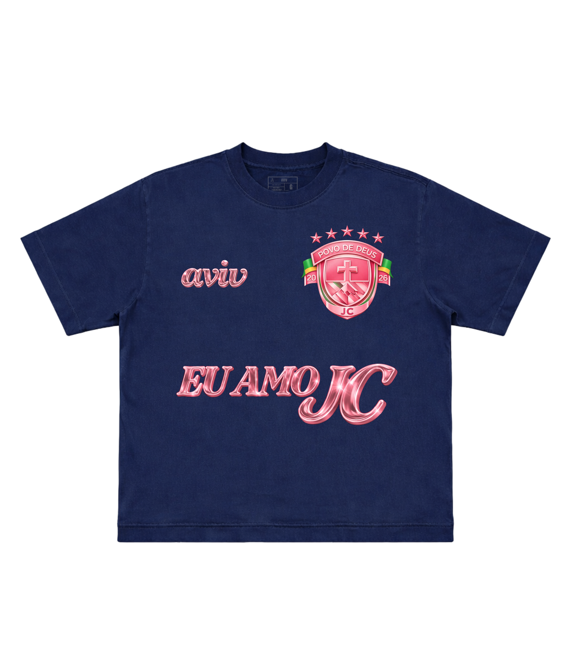 TEE BOXY 'JESUS FC - ROSA'