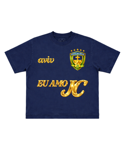 TEE BOXY 'JESUS FC - DOURADO'