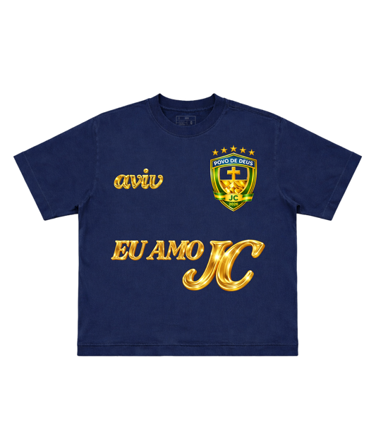 TEE BOXY 'JESUS FC - DOURADO'