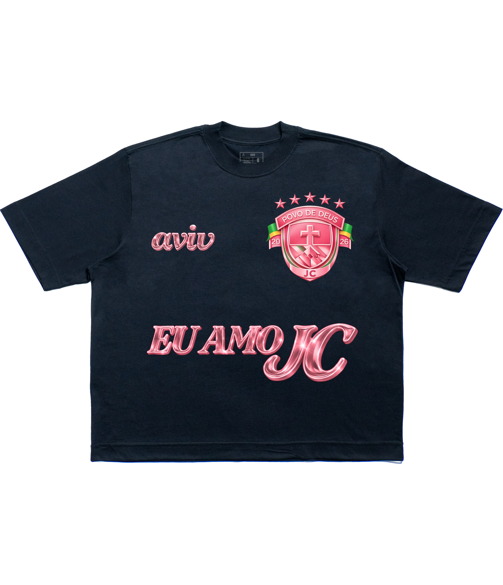 TEE BOXY 'JESUS FC - ROSA'