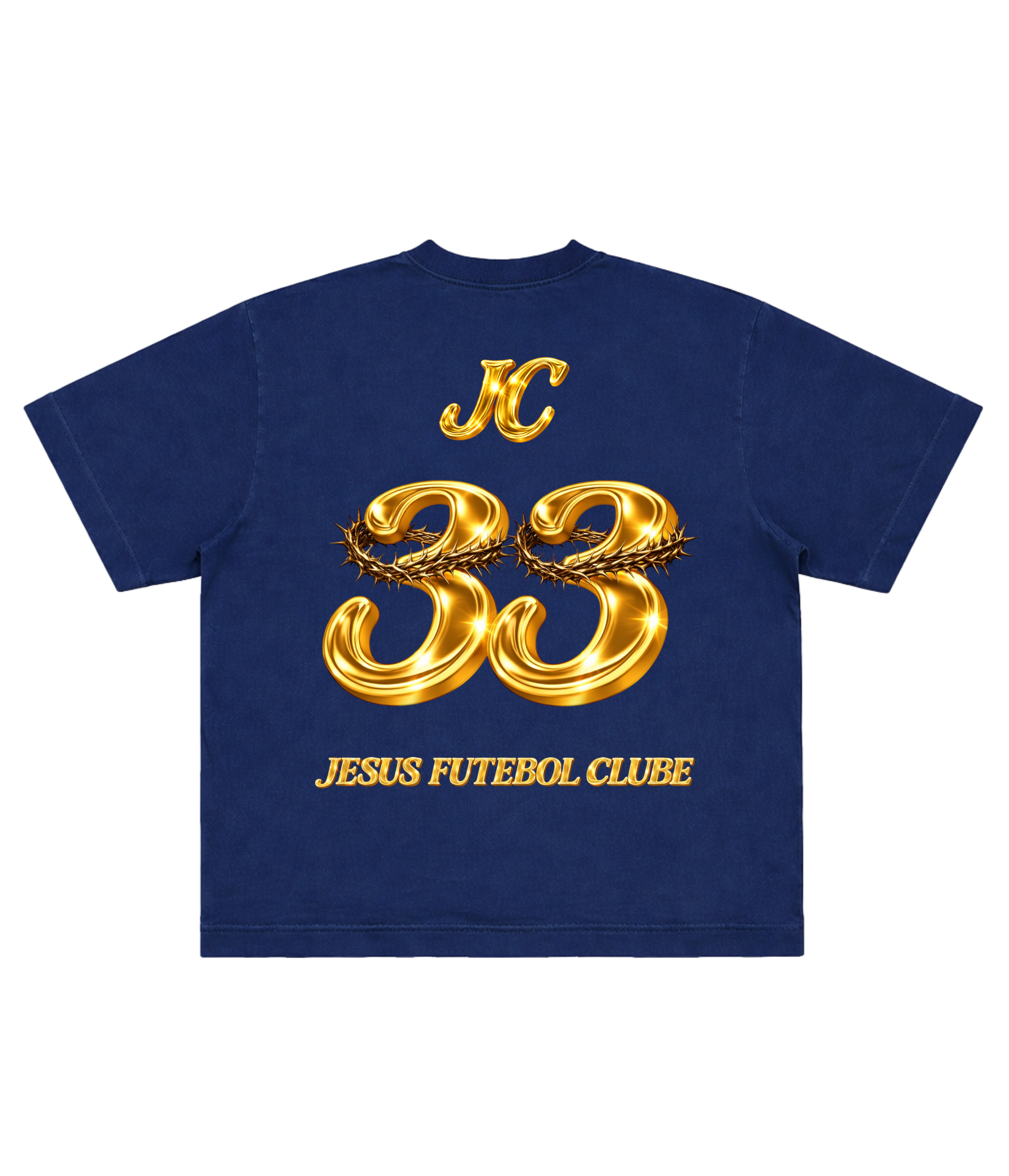 TEE BOXY 'JESUS FC - DOURADO'