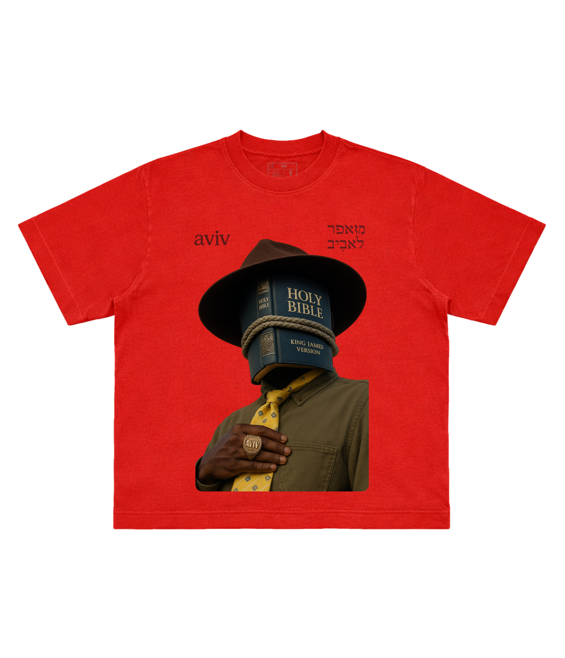 TEE BOXY 'BIBLE FACE'