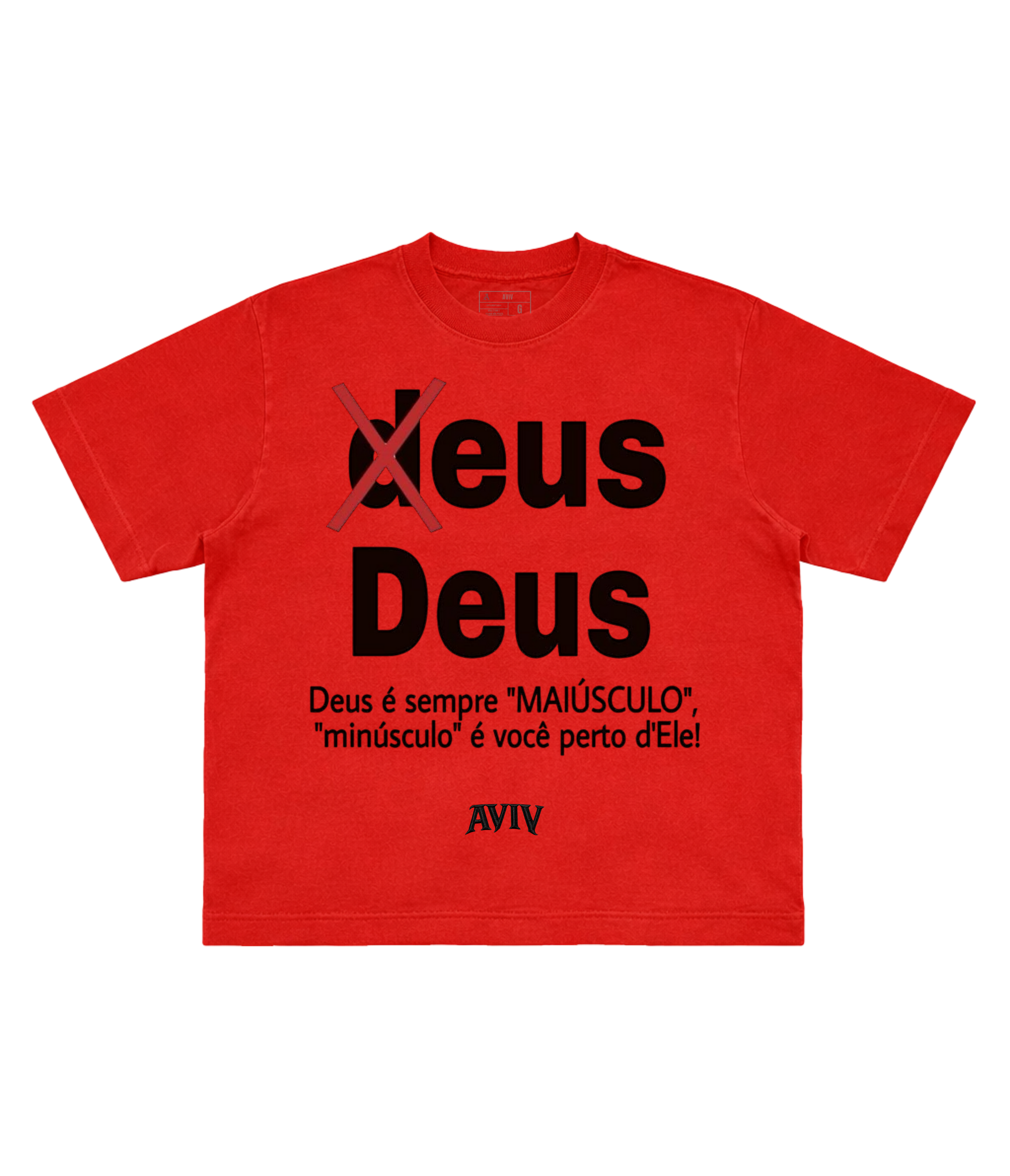 TEE BOXY 'MAIÚSCULO'
