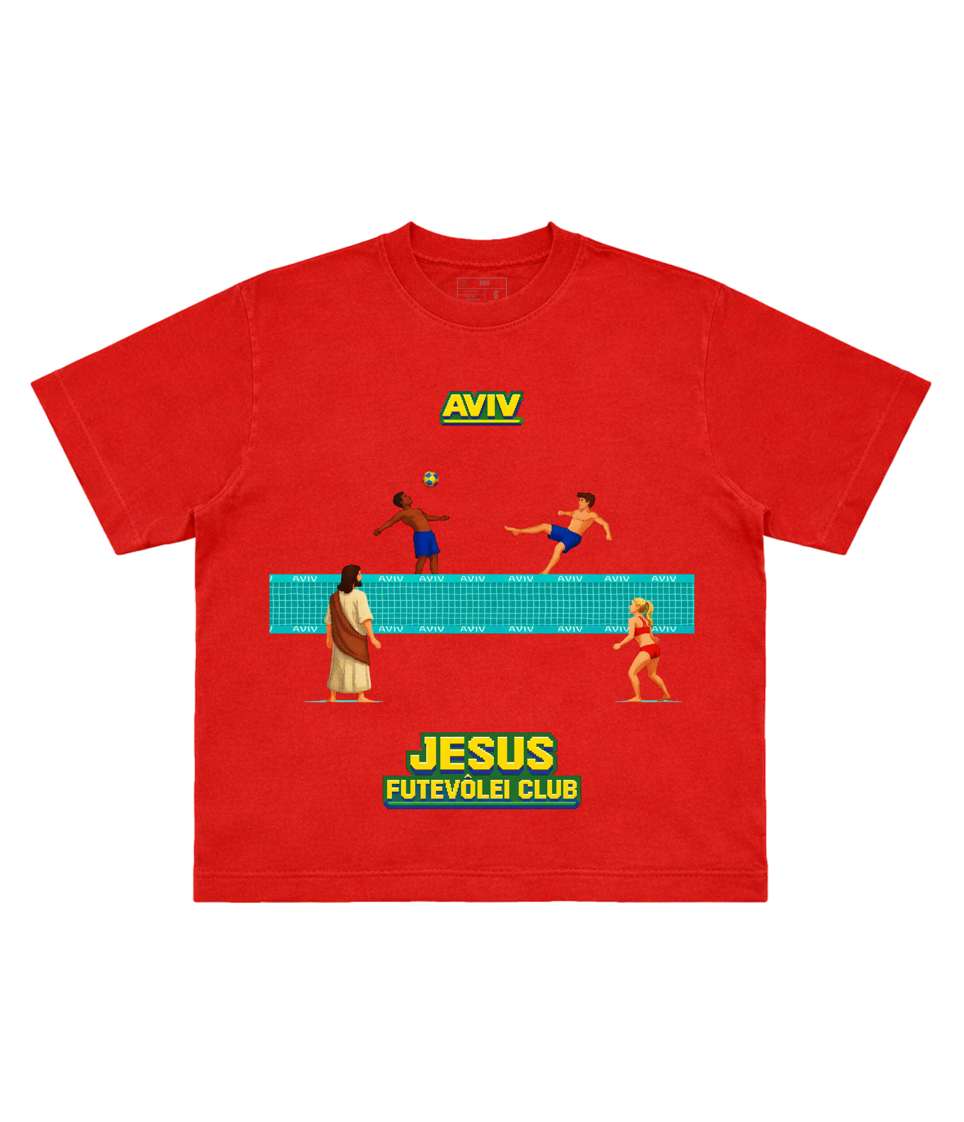 PRÉ VENDA - TEE BOXY 'JESUS FUTEVÔLEI CLUB'