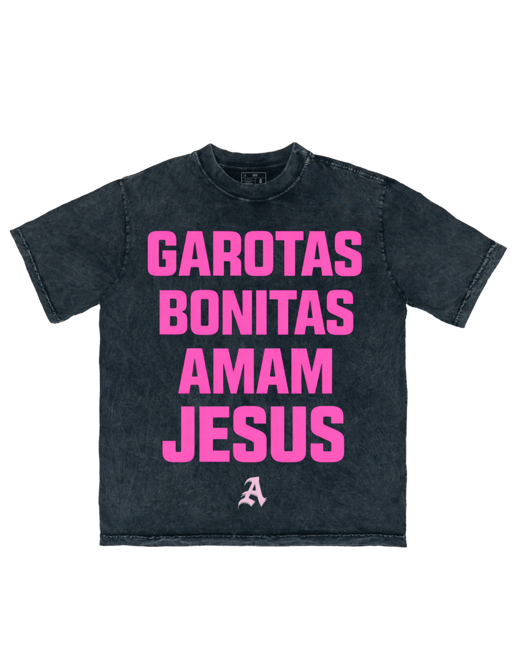 CAMISETA OVERSIZED 'PRETTY GIRLS - PORTUGUÊS' [FRENTE]