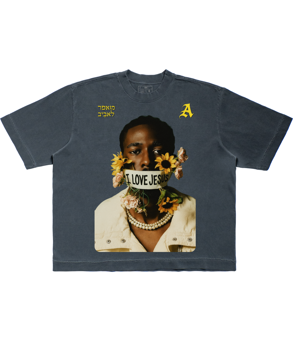 CAMISETA BOXY 'FLORES'