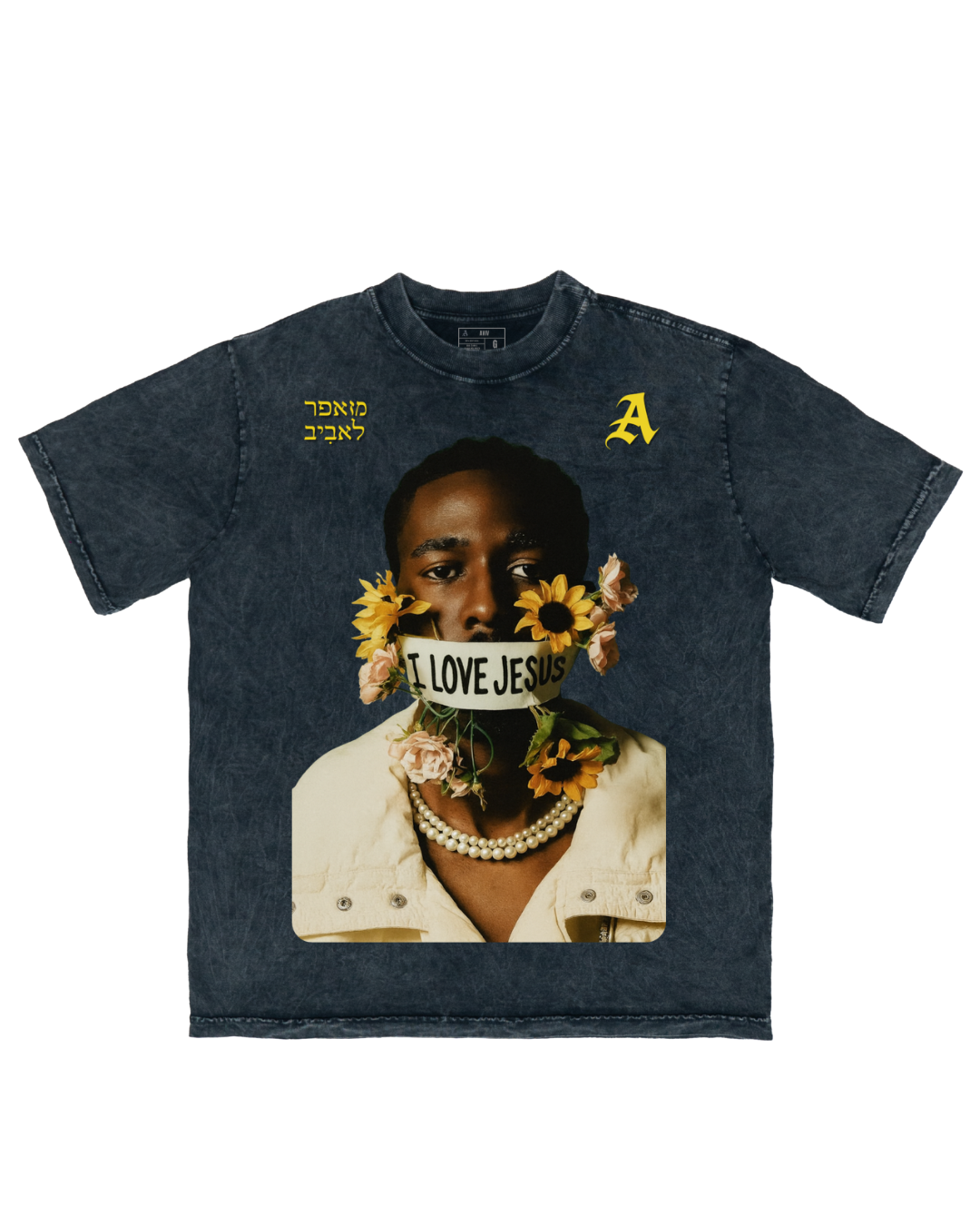 CAMISETA OVERSIZED 'FLORES'