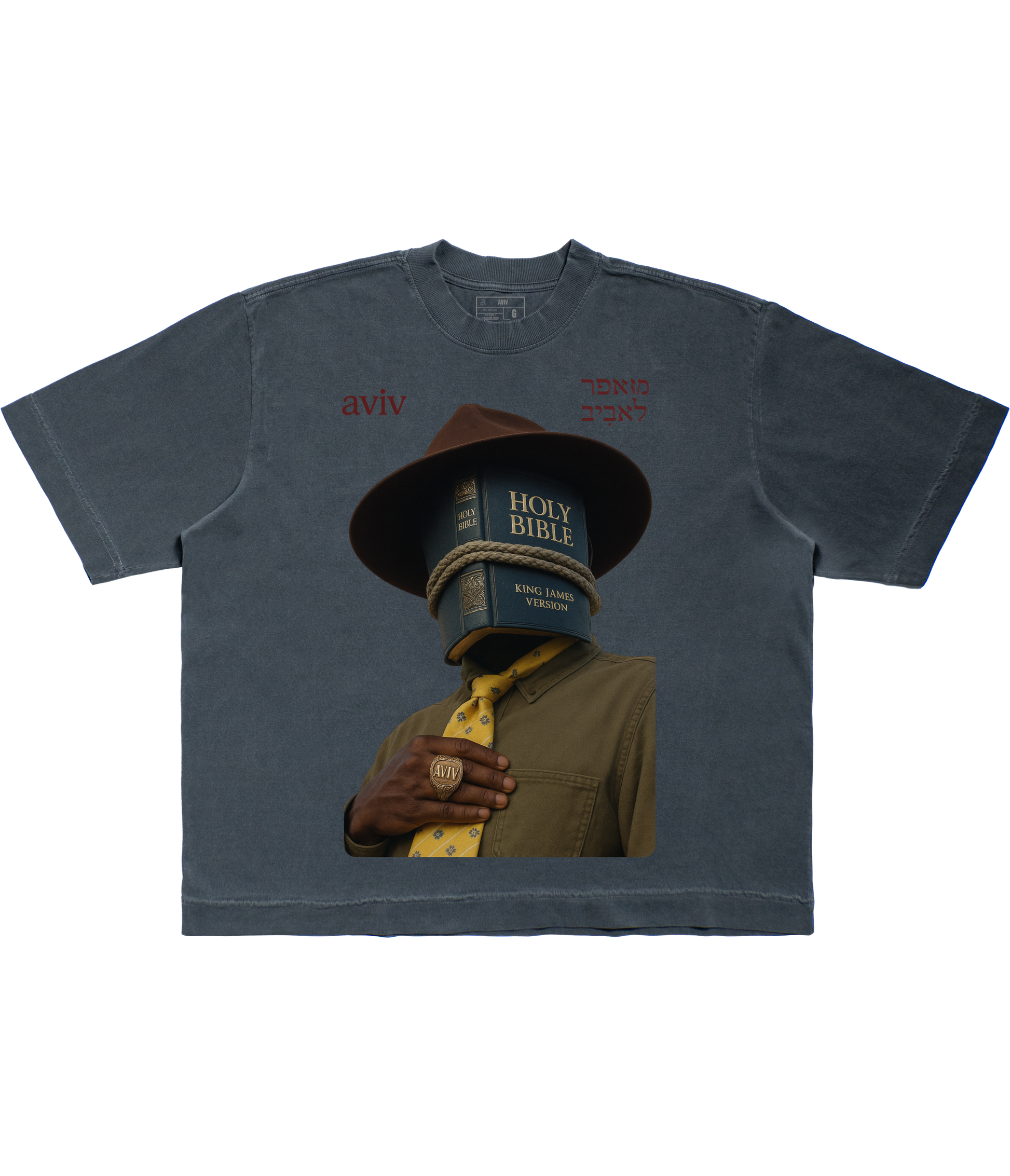 TEE BOXY 'BIBLE FACE'