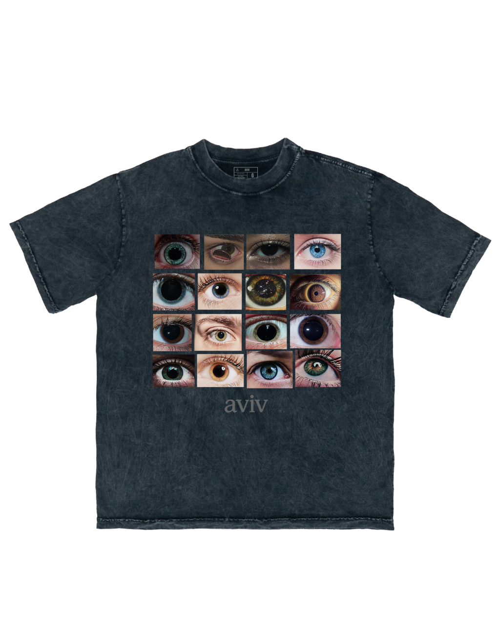 CAMISETA OVERSIZED 'OLHOS' [FRENTE E COSTAS]