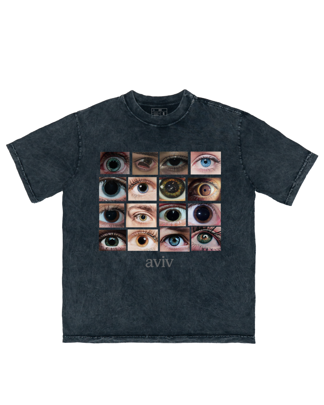 TEE OVERSIZED 'OLHOS' [FRENTE E COSTAS]