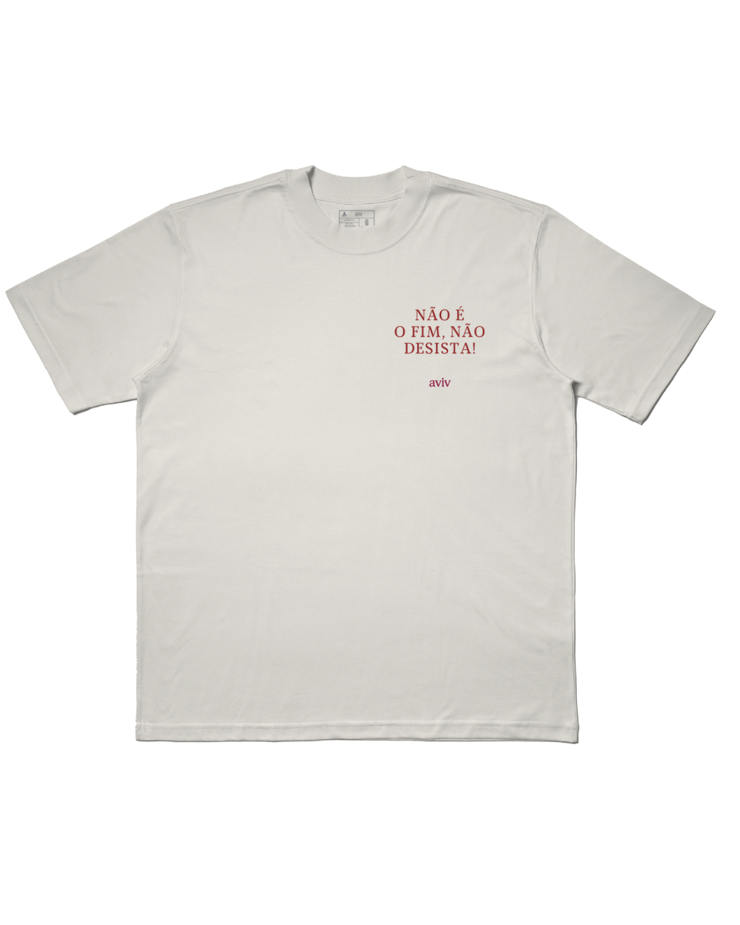 TEE OVERSIZED 'NÃO DESISTA'