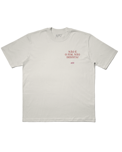 TEE OVERSIZED 'NÃO DESISTA'