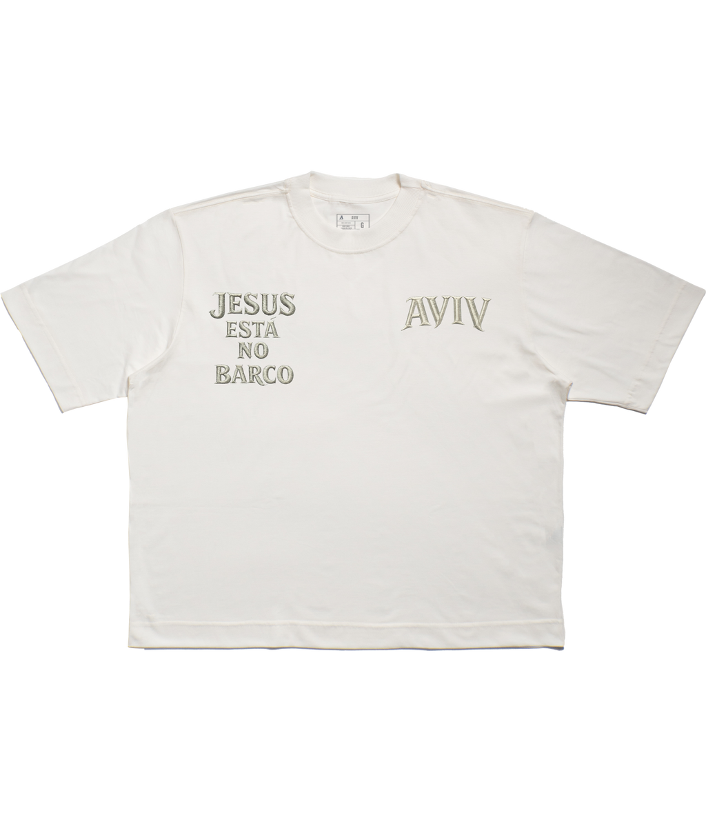 CAMISETA BOXY 'BARCO' [FRENTE E COSTAS]