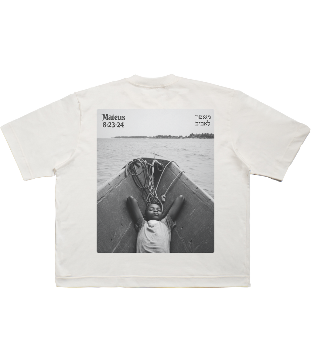 CAMISETA BOXY 'BARCO' [FRENTE E COSTAS]