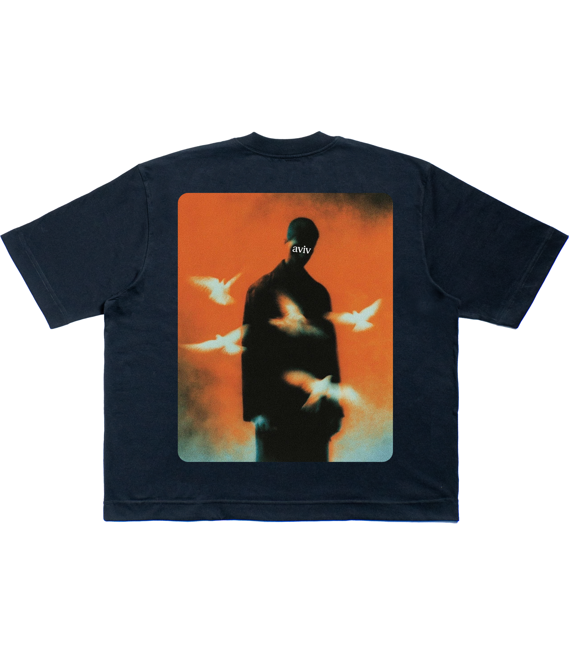 CAMISETA BOXY 'SAVED' [FRENTE E COSTAS]