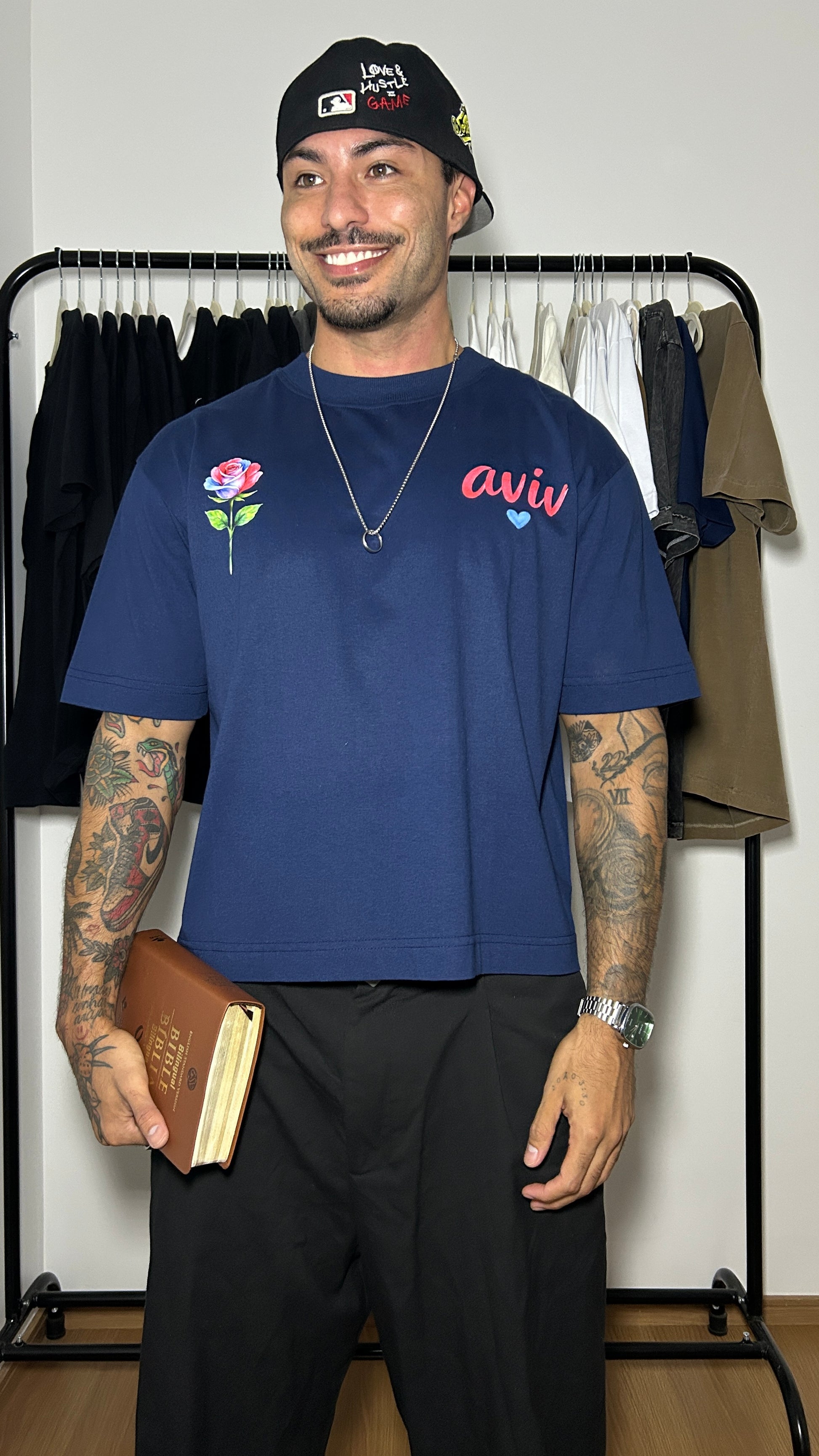 TEE BOXY 'ROMÂNTICOS'