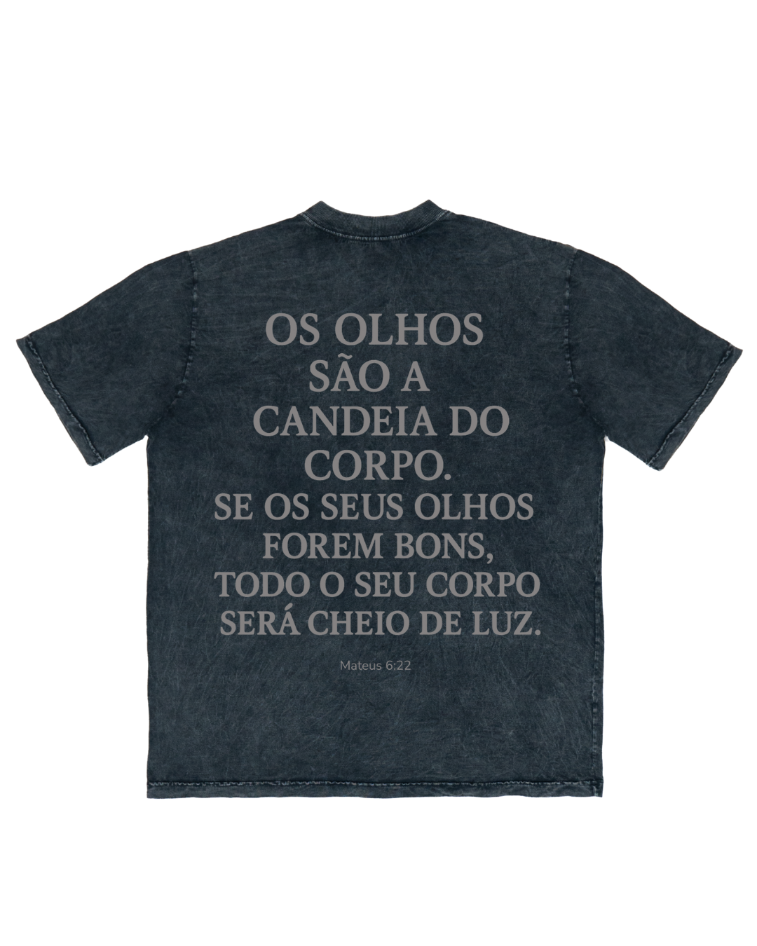 TEE OVERSIZED 'OLHOS' [FRENTE E COSTAS]