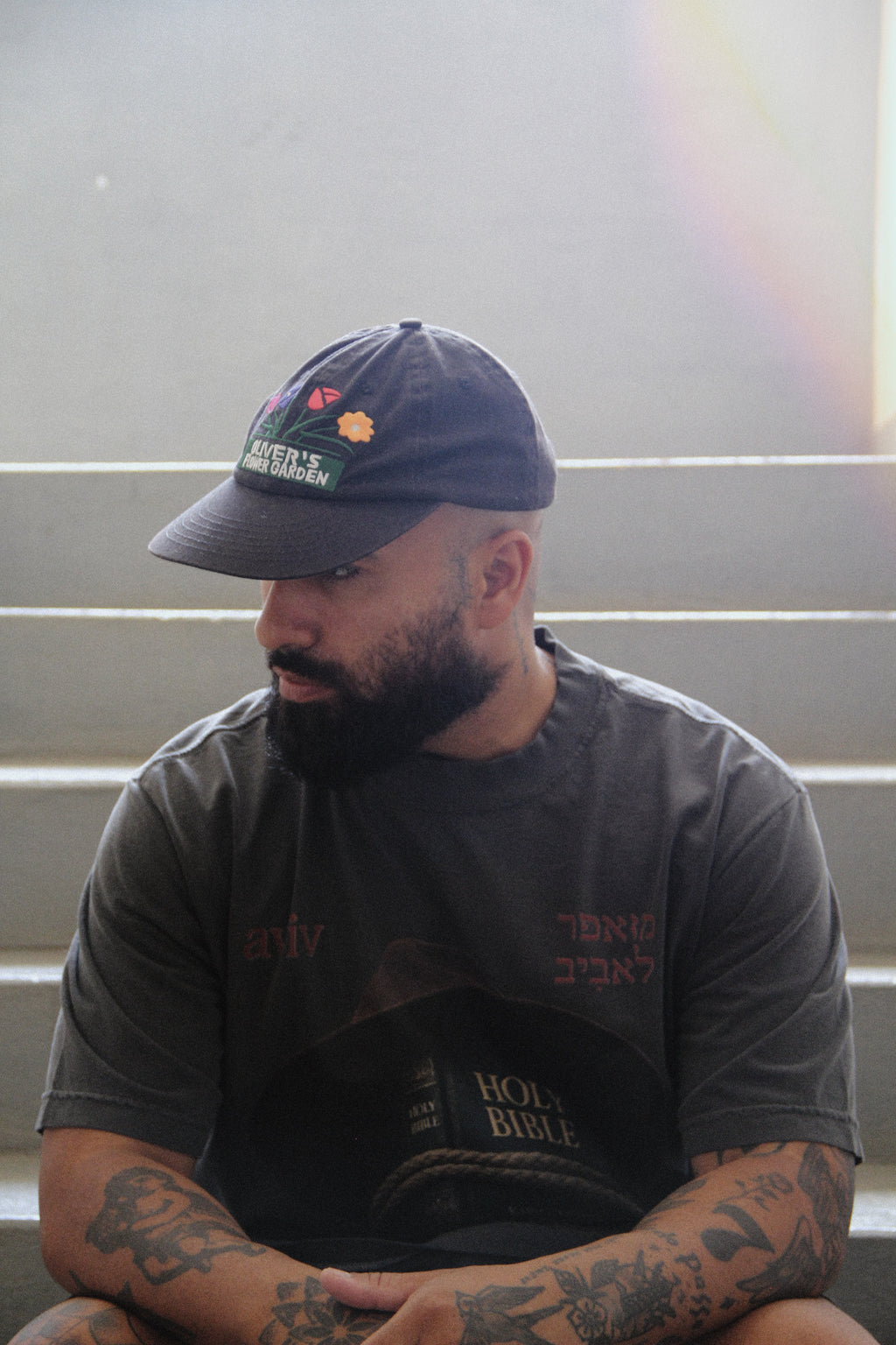 CAMISETA OVERSIZED 'BIBLE FACE' [FRENTE]