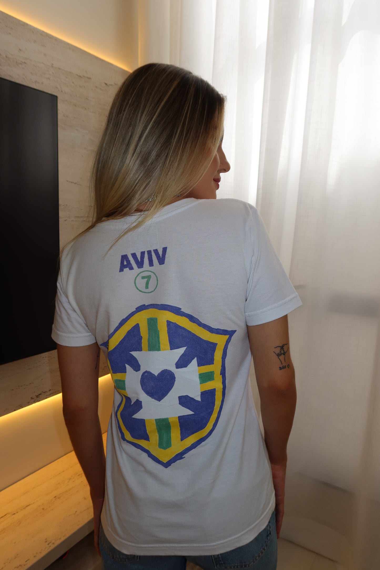 TEE BABYLOOK 'DEUS É BRASILEIRO'