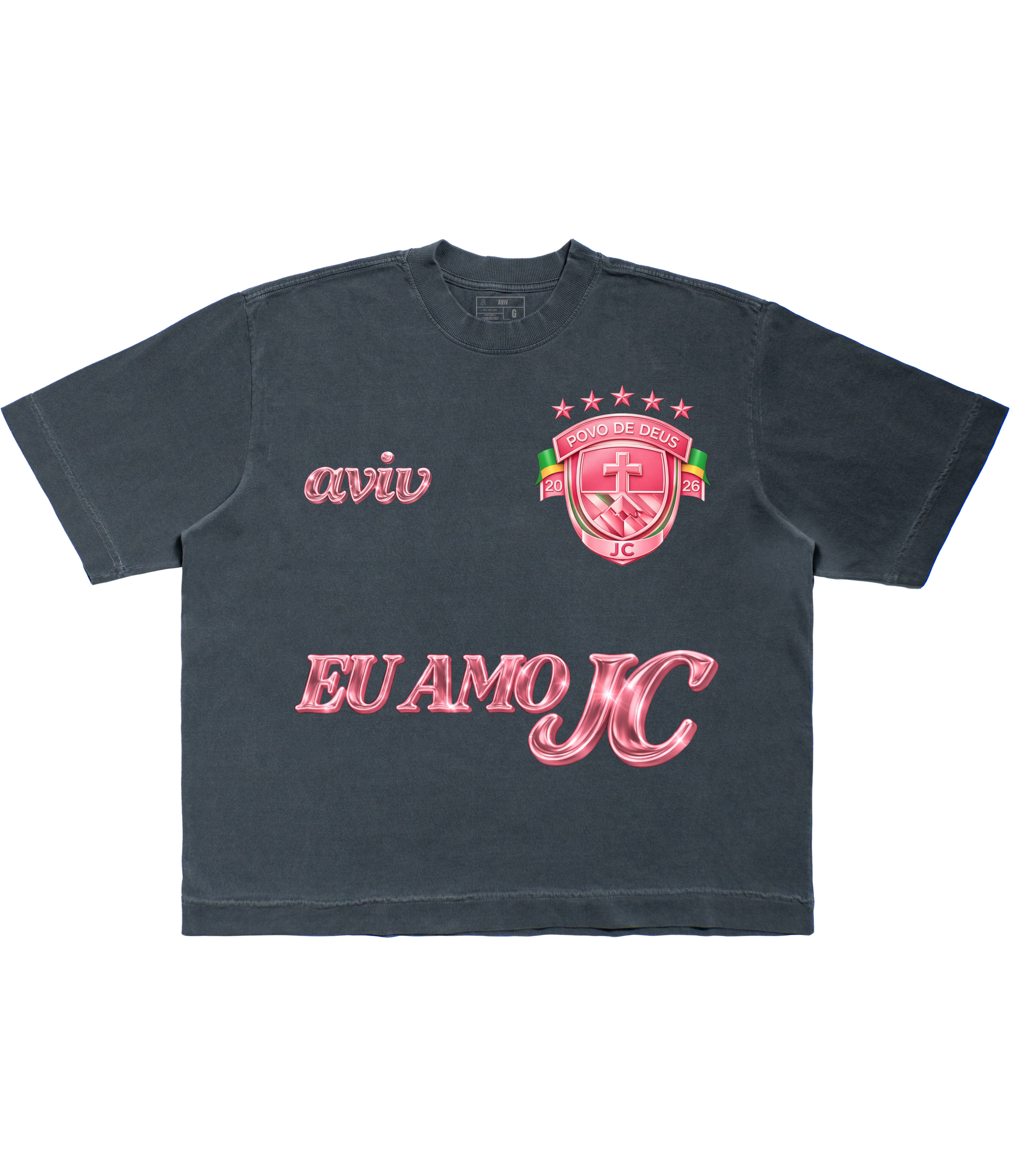 TEE BOXY 'JESUS FC - ROSA'