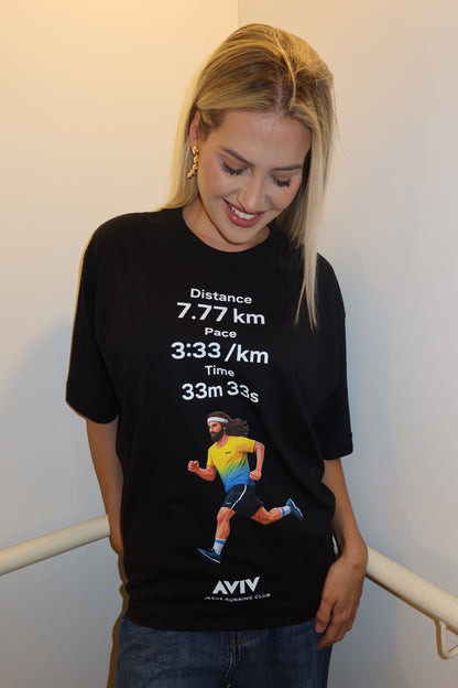 TEE BOXY 'JESUS RUNNING CLUB'