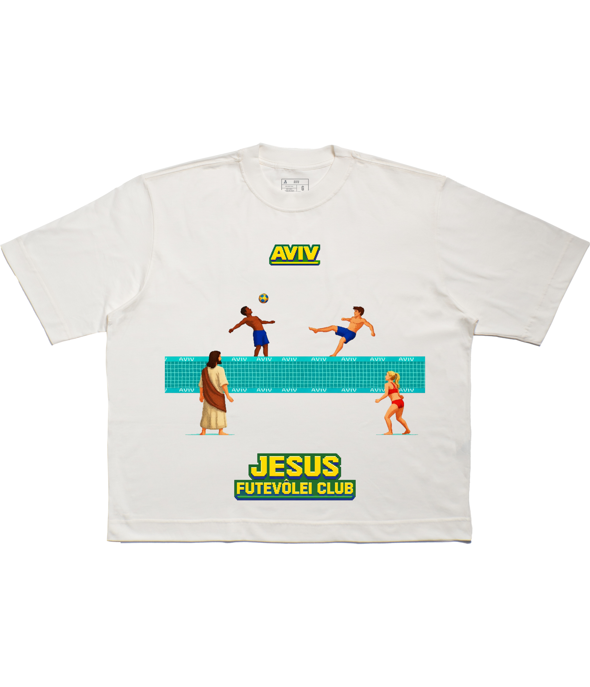 PRÉ VENDA - TEE BOXY 'JESUS FUTEVÔLEI CLUB'