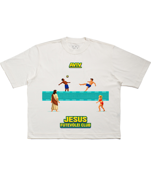 PRÉ VENDA - TEE BOXY 'JESUS FUTEVÔLEI CLUB'