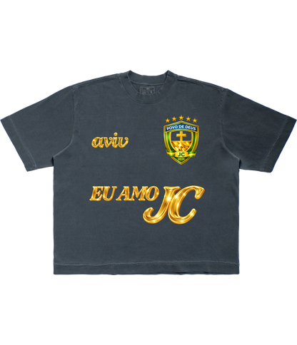 TEE BOXY 'JESUS FC - DOURADO'