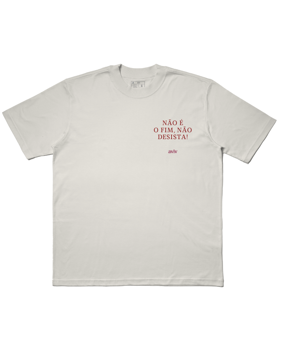 TEE OVERSIZED 'NÃO DESISTA'