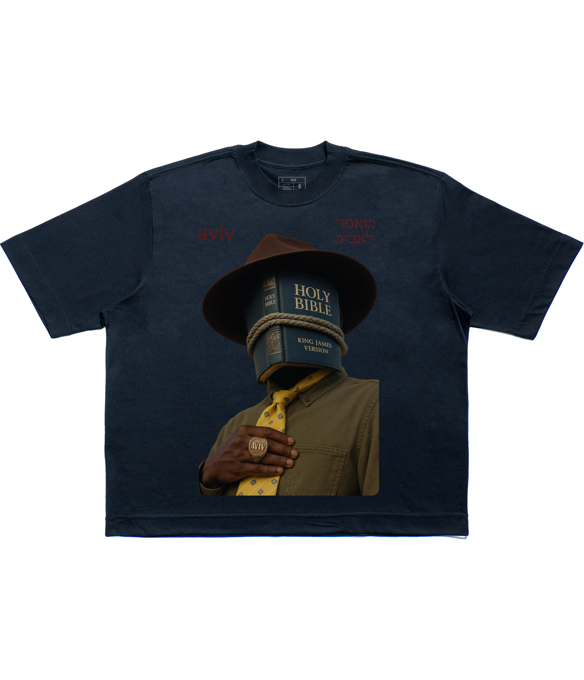 TEE BOXY 'BIBLE FACE'