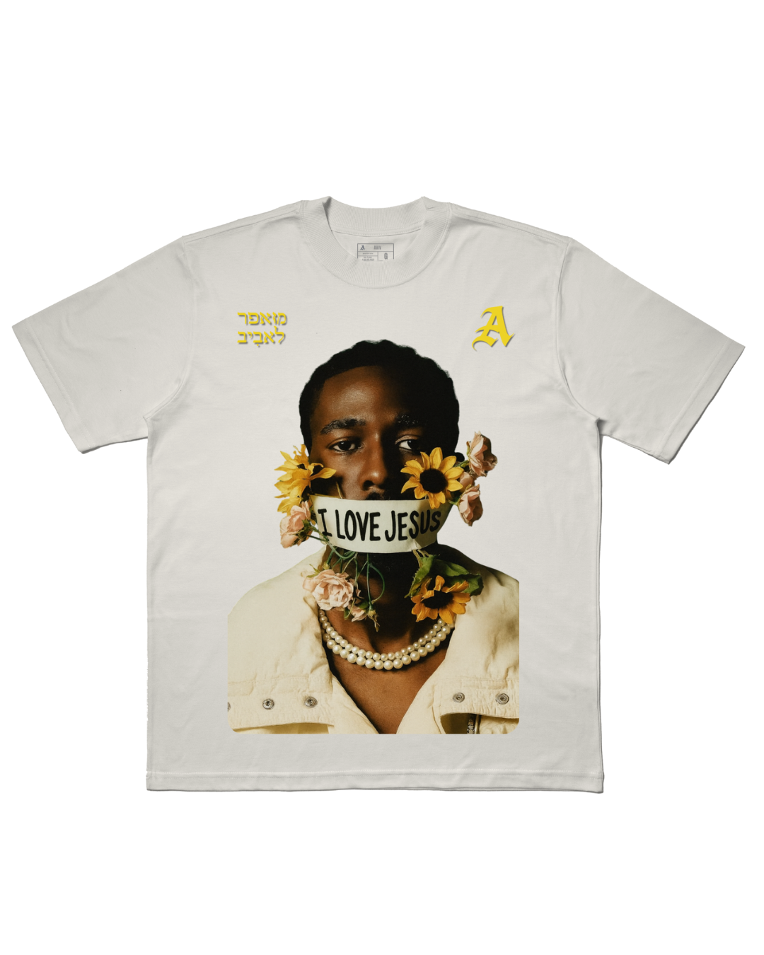 CAMISETA OVERSIZED 'FLORES'