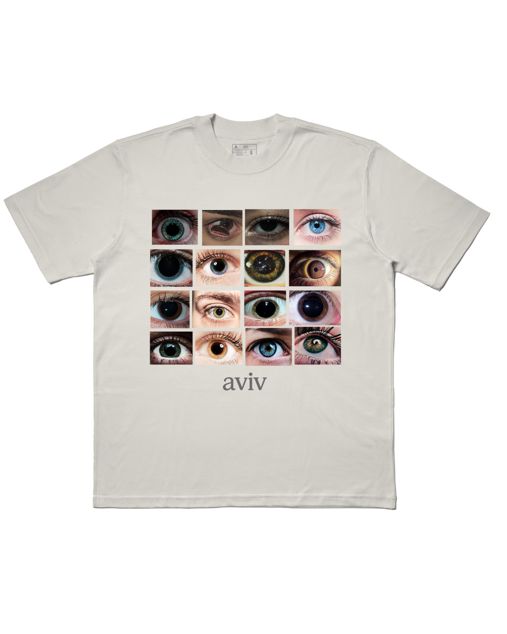 CAMISETA OVERSIZED 'OLHOS' [FRENTE E COSTAS]