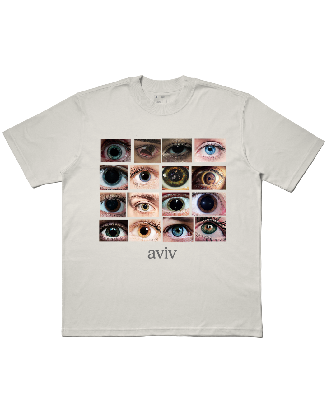 TEE OVERSIZED 'OLHOS' [FRENTE E COSTAS]