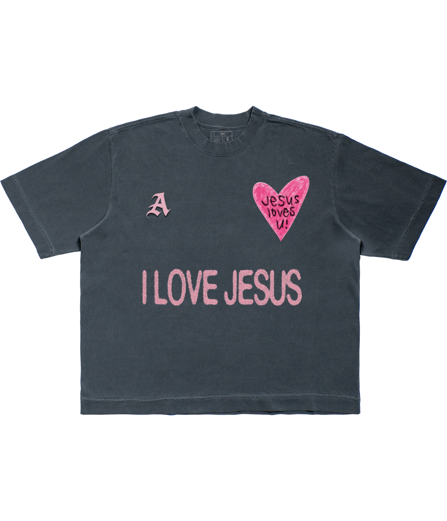 TEE BOXY 'JESUS LOVES U'